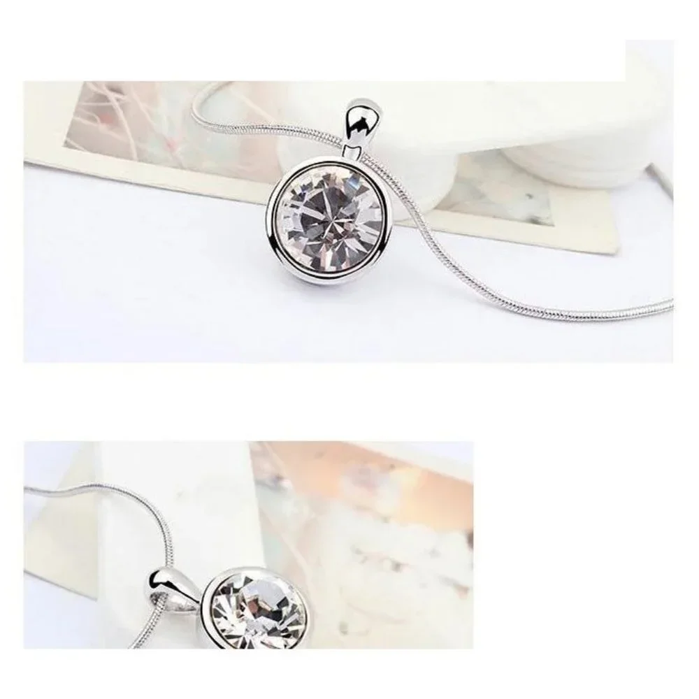 π NEW β€οΈ Minimalist Drop 925 Chain Sterling Silver Bundle Necklace Earrings - Picture 5 of 6